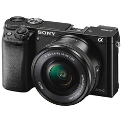  Sony Alpha 6000 Black E Mount Digital Camera & 16-50mm Lens