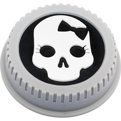 0000001495| Black Rapid Skull Bow Lens Cap For Canon