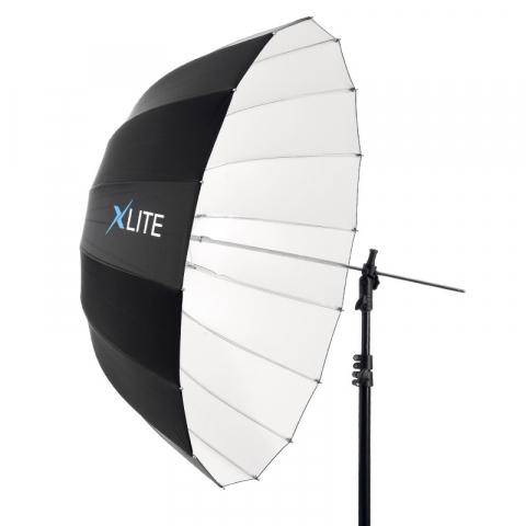 0000008995| Xlite Deep Parabolic 85cm Black and White Umbrella