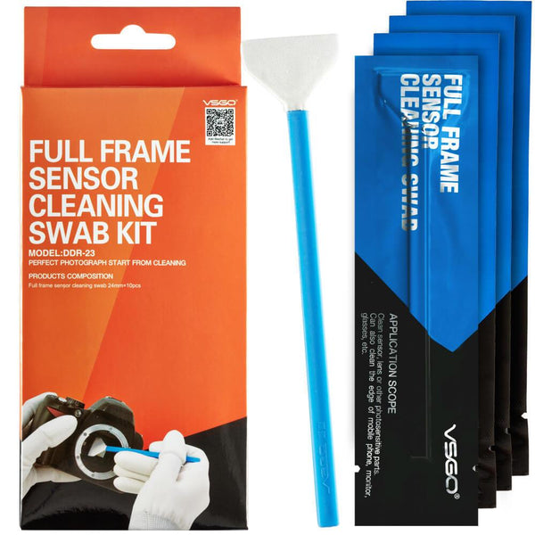 0000003995| VSGO Full Frame Sensor Cleaning Swab Pack of 10