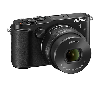 Nikon 1 V3 Digital Camera + 10-30mm VR PD Lens Black