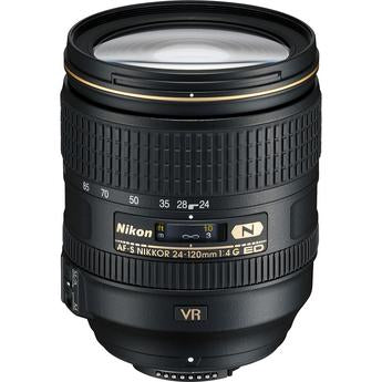 0000016490| Nikon Nikkor AF-S 24-120mm f4G IF ED VR Zoom Lens