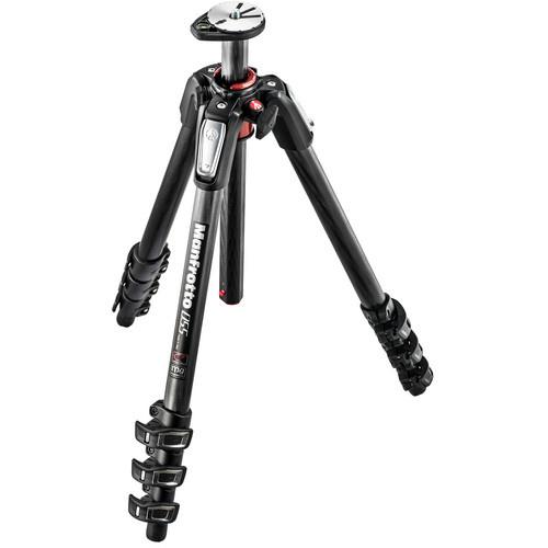 0000084995| Manfrotto Tripod 055 Series Black CF 4 Section Pro Column