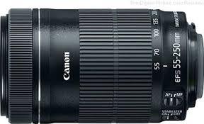 0000042995| Canon EF-S 55-250mm F4-5.6 IS STM Zoom Lens