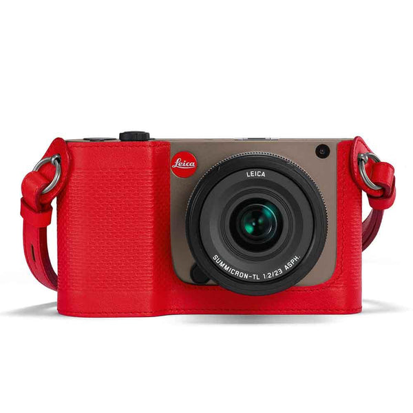 0000002150| Leica Protector For TL Leather - Red (18580)