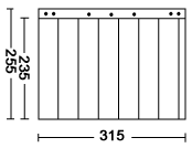 0000001995| ALBOX 35mm Polypropylene Neg 6-frame pages