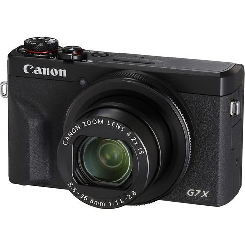 0000008990| Canon PowerShot G7 X Mark III Black Digital Camera