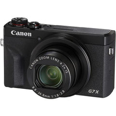  Canon PowerShot G7 X Mark III Black Digital Camera