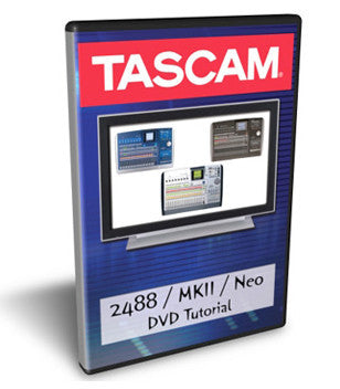 Tascam T-2488DVD Tutorial Dvd Covering 2488Neo+Mk1& Mk2