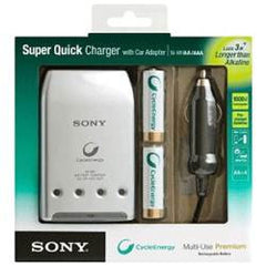 Sony Quick Charger W/ Car Plug & Cycle Energy       BCG34HVE4KN