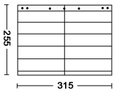 0000002295| ALBOX 35mm Polypropylene 4-frame 10 Strips 25Pack