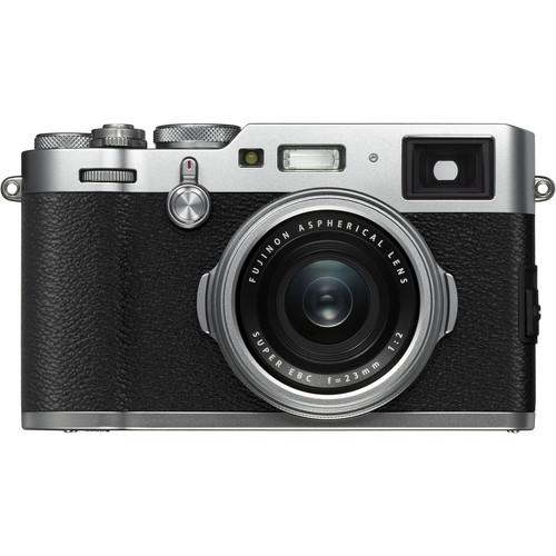 0000016990| FujiFilm X100F Silver Digital Camera with Bonus Battery