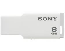 Sony 8GB MICRO VAULT TINY WHITE USB 2.0