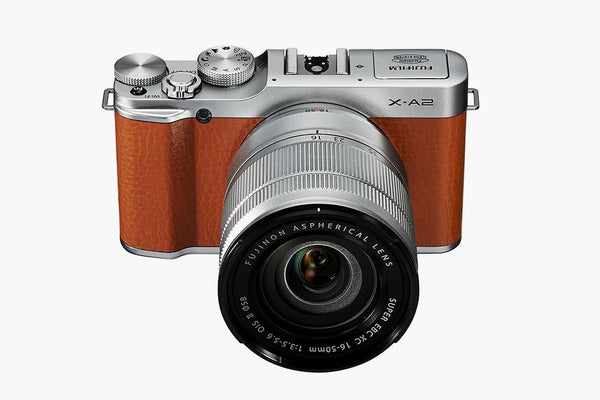 Fujifilm X-A2 Brown Camera with XC 16-50mm Lense