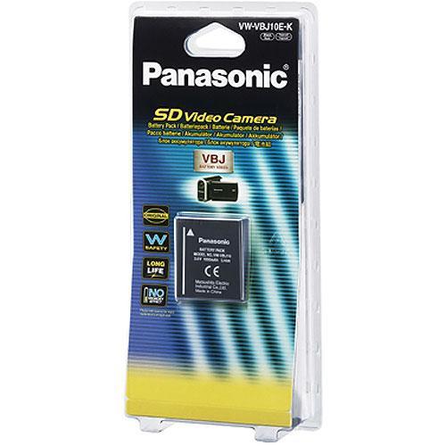 0000001190| Panasonic VW-WBJ10E Battery For SDR-SW20/S7/S