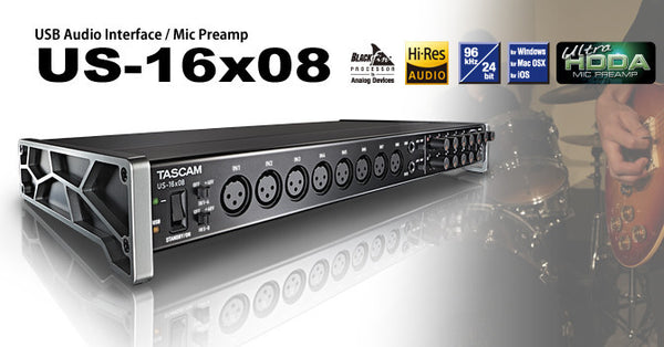 Tascam US-16X08 USB Audio/Midi Interface