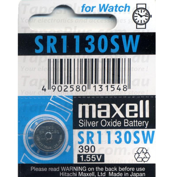 0000000695| Maxell SR1130SW 1.55v Silver Oxide Battery