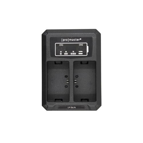 0000003995| ProMaster Dually Charger USB Canon LP-E6N - 4560