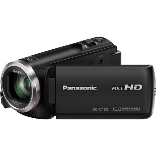 0000003490| Panasonic HC-V180 Black Camcorder