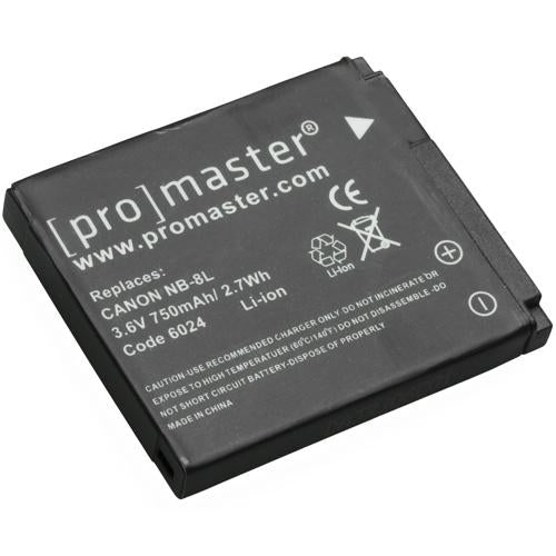 0000006995| ProMaster Canon NB-8L  Lithium-Ion Battery - 6024