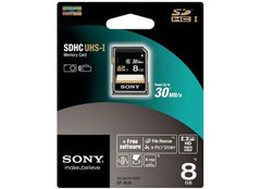 Sony Sf8U6 Sd Memory Card Cl6 Ultra High Speed 8Gb