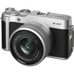  Fujifilm X-A7 Silver Body + XC15-45mm Lens