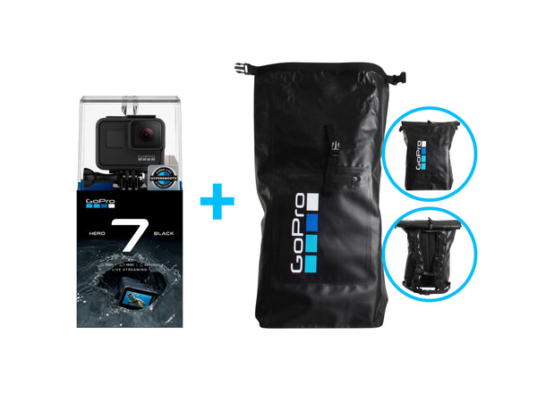 0000025490| GoPro Hero 7 Black Plus Bonus 30L LIMITED EDITION DRY PACK