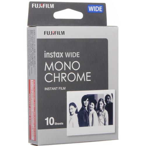 0000000325| FujiFilm Instax WIDE Monochrome Film 10Pk