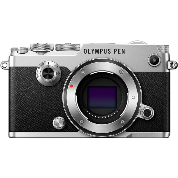 0000215490| Olympus Pen-F Silver Digital Camera Body Only