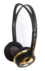 Ear Pollution Head Phones Toxix Gold