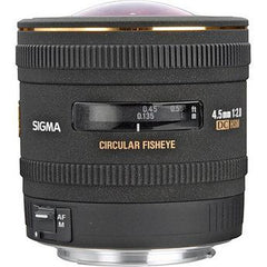  Sigma 4.5mm F2.8 EX DC Fisheye HSM Canon Lens