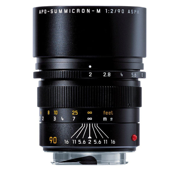 0000263990| Leica APO-Summicron-M 90mm f/2 ASPH Lens Black Anodized Finish (11884)