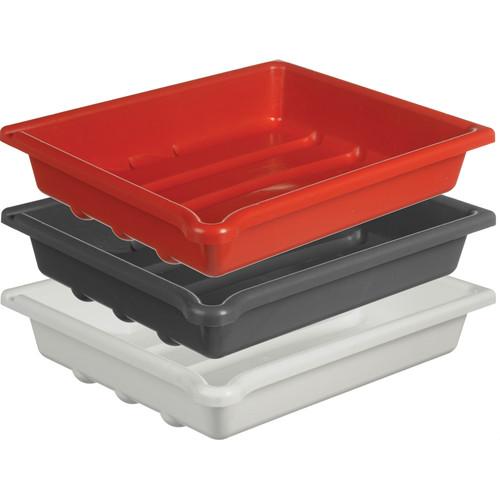 0000021995| Paterson Developing Tray 8 x 10" Set Of 3 (Grey, Red & White)