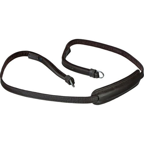 0000021290| Leica Carrying Strap For X & M System Leather Dark Brown (18836)