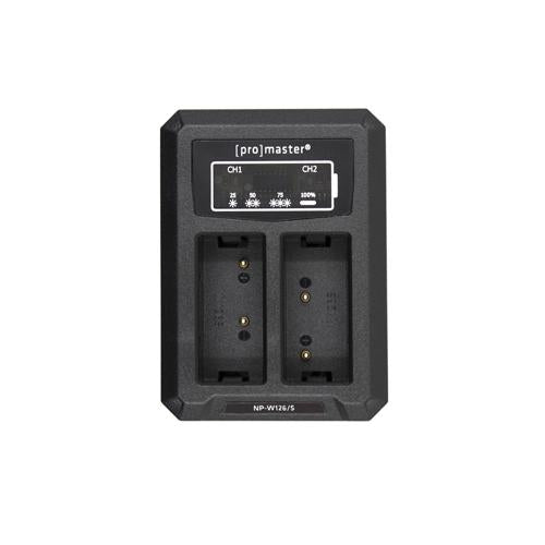 0000003995| ProMaster Dually Charger USB Fuji NP-W126S - 4574