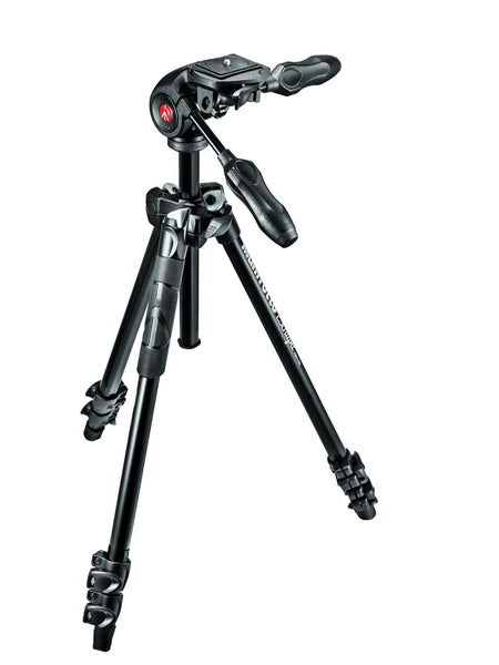 0000022995| Manfrotto Tripod Kit 290 Light With MH293D3-Q2 3 Way Head - 3 Section