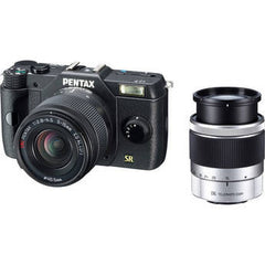 PENTAX Q7 with 5-15mm and 15-45mm Lens Black