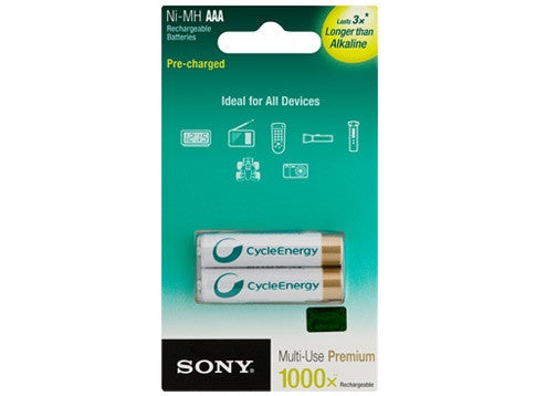 Sony 2 Pack AAA Ready To Use Rechargeable       NHAAAB2KN