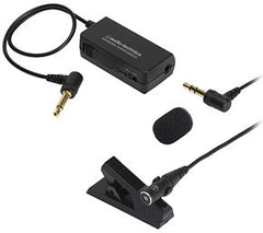 audio-technica 9000 Series: Lapel Microphones Mono mini electret condenser lapel mic for computer recording. (Inc. battery power supply)