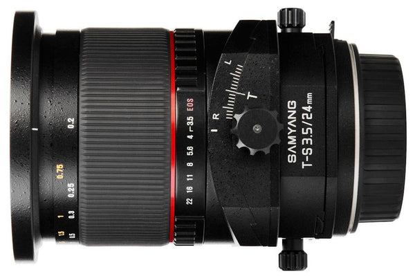 0000014590| Samyang 24mm F3.5 Tilt & Shift Canon EOS Full Frame Lens