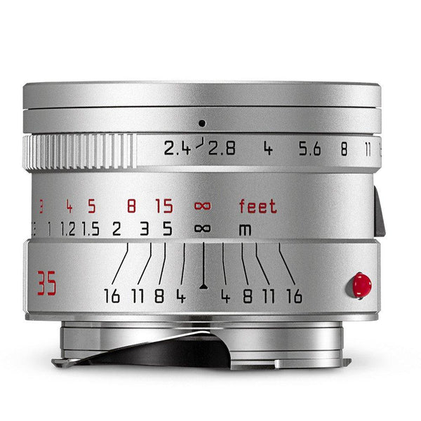 0000028990| Leica Summarit-M 35mm f/2.4 ASPH Silver Anodized Finish Lens (11679)