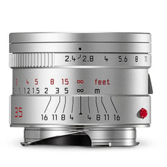  Leica Summarit-M 35mm f/2.4 ASPH Silver Anodized Finish Lens (11679)