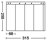 0000002295| ALBOX 120mm Polypropylene Neg Pages Clear