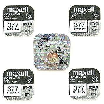 0000000495| Maxell SR626SW/377 1.55w Watch Battery AG2O