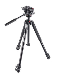  Manfrotto Tripod Kit 190X Alum 3 Section With MHXPRO2W Fluid Head