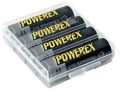  Powerex 4 x AA Maha Powerex 2700mAh Battery (Including Battery Holder)