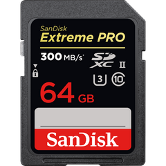  Sandisk Extreme Pro SD 64GB 300MB/s Card