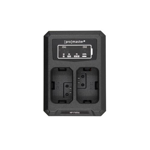 0000003995| ProMaster Dually Charger USB Sony NP-FW50 - 4511