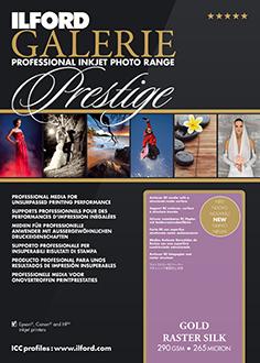 0000022595| Ilford Ilford Galerie Gold Raster Silk (290gsm) 8.3x11.7” (21x29.7cm) A4 Paper 25 Sheets