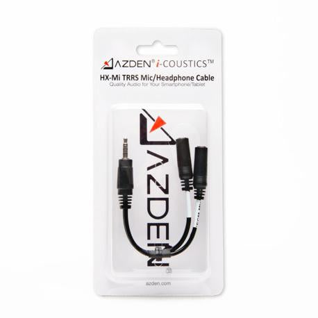 0000022995| Azden Microphones HX-MI Mic-Headphone Adapter For Smartphones & Tablets